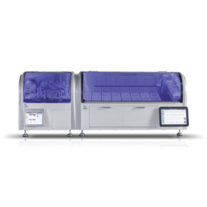 Corador de Lâminas Automático CW-1000 Integrado com Montador de Lamínulas Automático CW-800 Chiwell Biotechnology